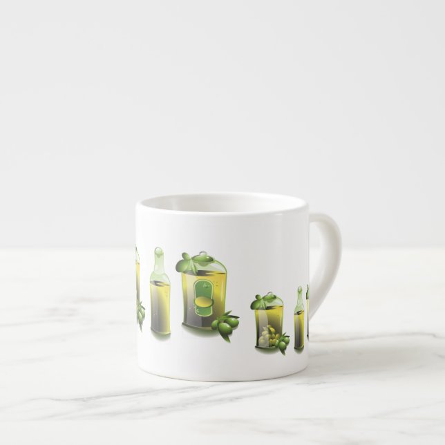 Xícara De Espresso Ouro De Azeite Para Chefs (Frente Esquerda)