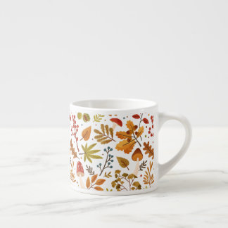 Xícara De Espresso Padrão de outono