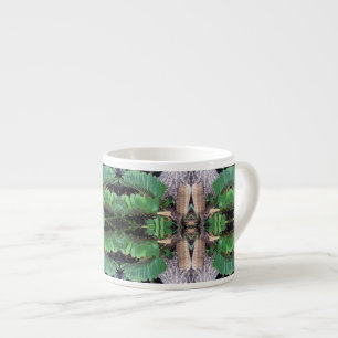 Xícara De Espresso Padrão de Palm de Cartolina