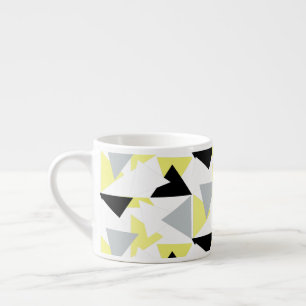 Xícara De Espresso Padrão de pirâmide de triângulo de abstrato