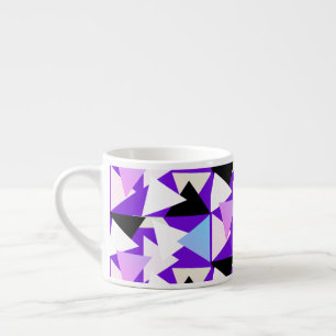 Xícara De Espresso Padrão de pirâmide de triângulo de abstrato