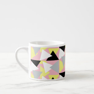 Xícara De Espresso Padrão de pirâmide de triângulo de abstrato