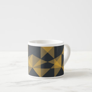 Xícara De Espresso Padrão moderno, abstrato, geométrico