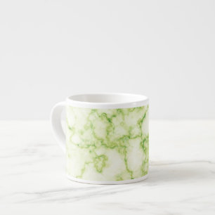 Xícara De Espresso Padrão Verde Marble
