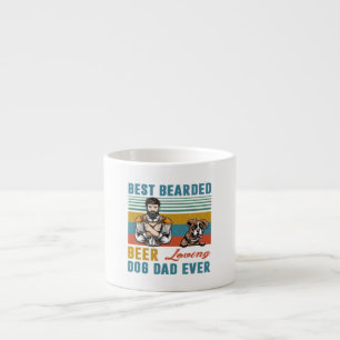 Xícara De Espresso Pai Boxer Pet Lover De Boxer Loving Com Cerveja