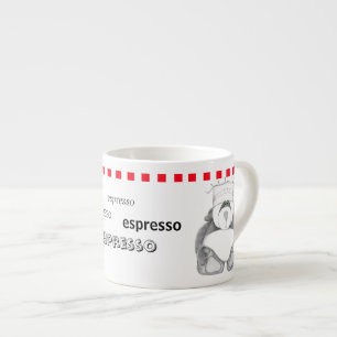 Xícara De Espresso Panda Bear Espresso Cup