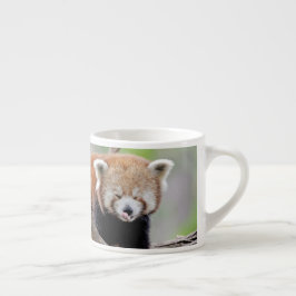 Xícara De Espresso Panda vermelha da foto.