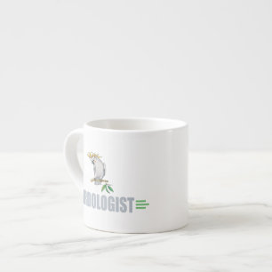 Xícara De Espresso Papagaio-do-noruega Engraçado