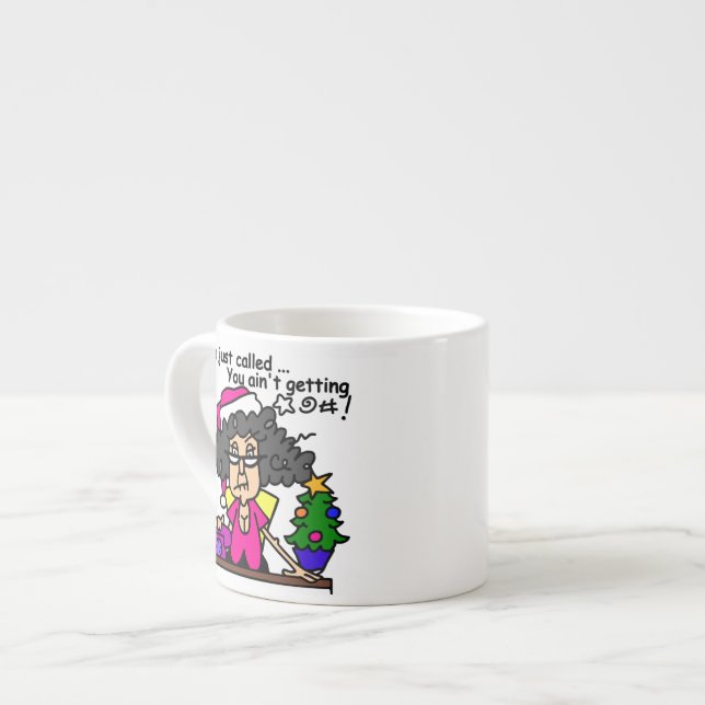 Xícara De Espresso Papais noeis Chamados (Frente Esquerda)