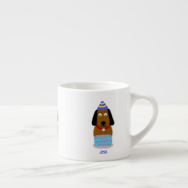 Xícara De Espresso Parabéns Pup Espresso Mug (Direita)