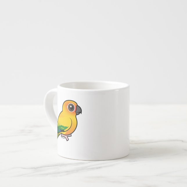 Xícara De Espresso Parakeet de Birdorable Sun (Frente Esquerda)