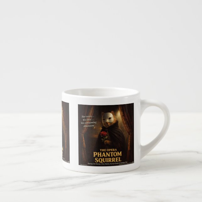 Xícara De Espresso Paródia de Esquilo Fantasma da Ópera (Direita)
