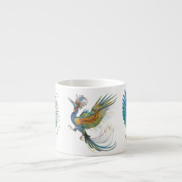 Xícara De Espresso Pássaros Dançantes do Paraíso