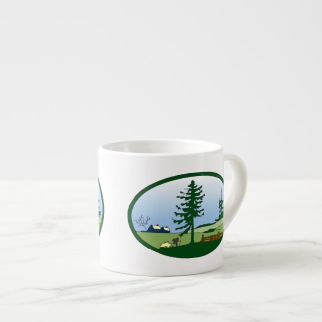 Xícara De Espresso Pastoral Espresso Mug (Frente Esquerda)