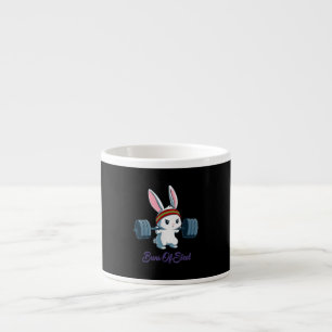 Xícara De Espresso Pedaços de Ness Rabbit Bunny Lover Gym Workout En