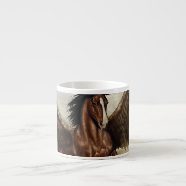 Xícara De Espresso Pegasus na asa (Frente)