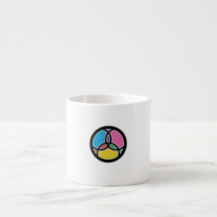 Xícara De Espresso Peixe Jesus Trindade Vitral