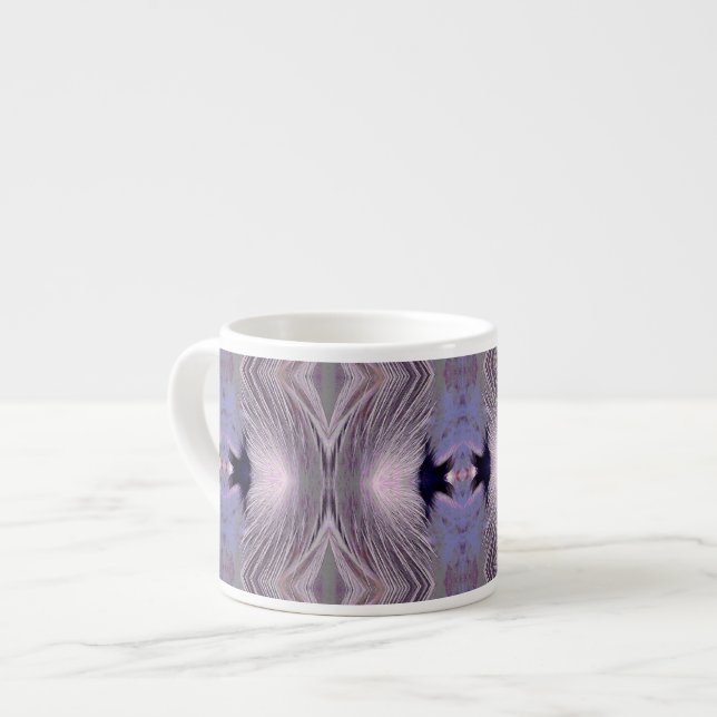 Xícara De Espresso Penas Diamond Pattern (Frente Esquerda)