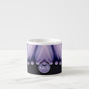 Xícara De Espresso Penas e Diamantes