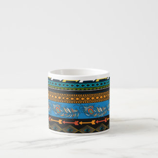 Xícara De Espresso Penas Étnicas: Embroiderme Boho Chic