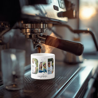 Xícara de espresso personalizada “Papai meu herói”
