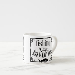 Xícara De Espresso Pesca é minha citação favorita
