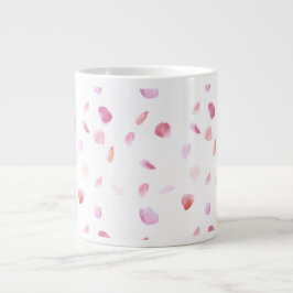 Xícara De Espresso Petais Rosa românticos