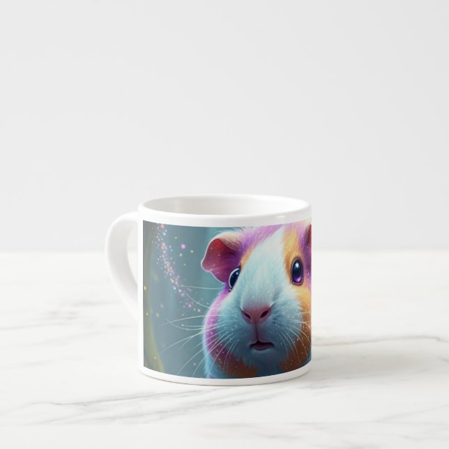 Xícara De Espresso Pig Fantasy Mug (Frente Esquerda)