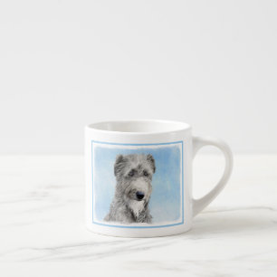 Xícara De Espresso Pintura De Deerhound Escocês - Cachorro Original C