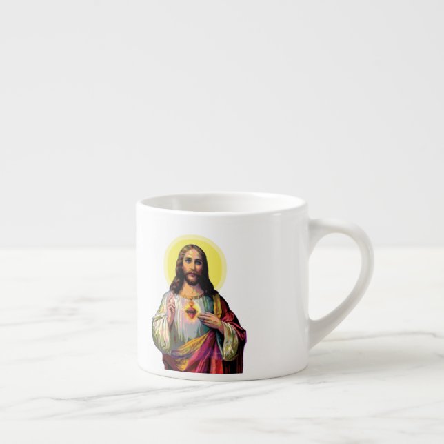 Xícara De Espresso Pop Art Jesus Christus (Direita)