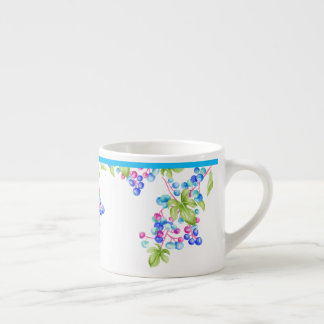 Xícara De Espresso Porcelain Berries em uma Espresso Mug