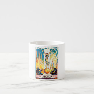 Xícara De Espresso Poster 1933 de Chicago da feira de mundos do
