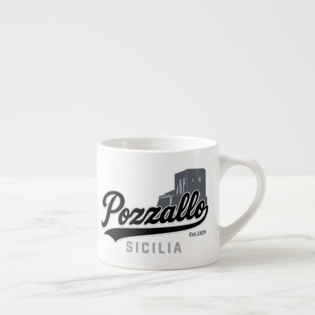 Xícara De Espresso Pozzallo Sicília Torre Cabrera  (Pozzallo Sicilia Torre Cabrera Espresso Cup )