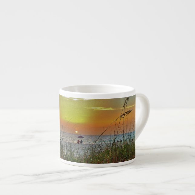 Xícara De Espresso Praia Sunset Espresso Mug (Frente Esquerda)