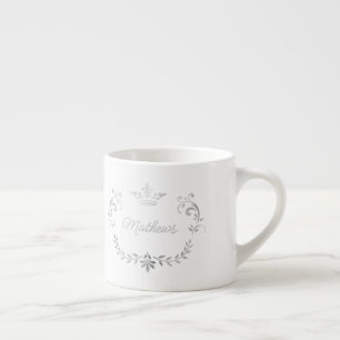Xícara De Espresso Prata Personalizada