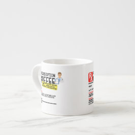 Xícara De Espresso Prescrição Engraçada Espresso Mug