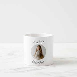 Xícara De Espresso Presente personalizado do vovô - Rosto neto -