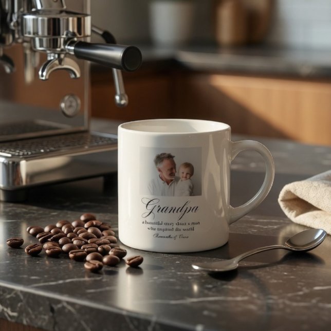 Xícara De Espresso Presente Personalizado para o Vô (Criador carregado)
