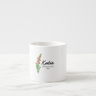 Xícara De Espresso Presentes personalizados de aposentadoria para mul