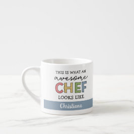 Xícara De Espresso Presentes personalizados incríveis de chef | Melho