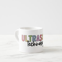 Xícara De Espresso Presentes Técnicos Ultrassônicos Do Tecnologia Ult