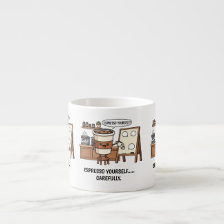 Xícara De Espresso Presse Você Mesmo Mug - Presente Engraçado Na Xíca