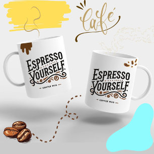 Xícara De Espresso Presse Yourso Moderno do Café ☕ Presente