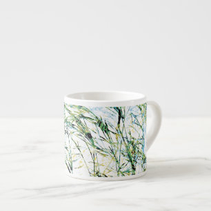 Xícara De Espresso Primavera de verão de flores de broto design