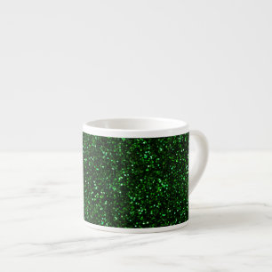 Xícara De Espresso Primavera Verde Escuro Emerald