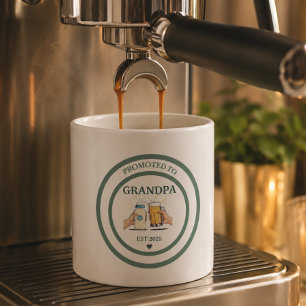 Xícara De Espresso Promovido ao vovô Est. 2025