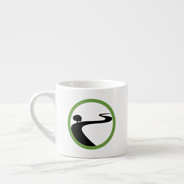 Xícara De Espresso Quadratos Quarto Caminho da Copa Espresso - LH (Esquerda)