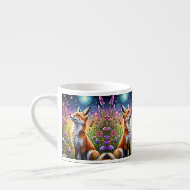 Xícara De Espresso Raposa Majestosa (Esquerda)