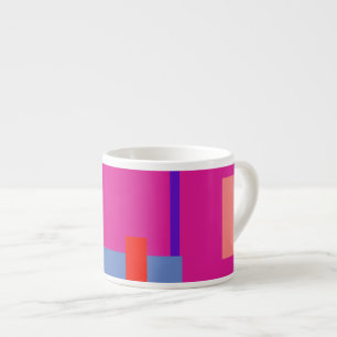 Xícara De Espresso Razzle brilha cor-de-rosa