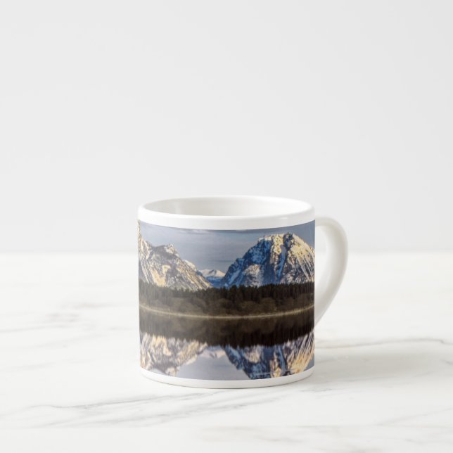 Xícara De Espresso Reflexão de Alaska (Frente Esquerda)